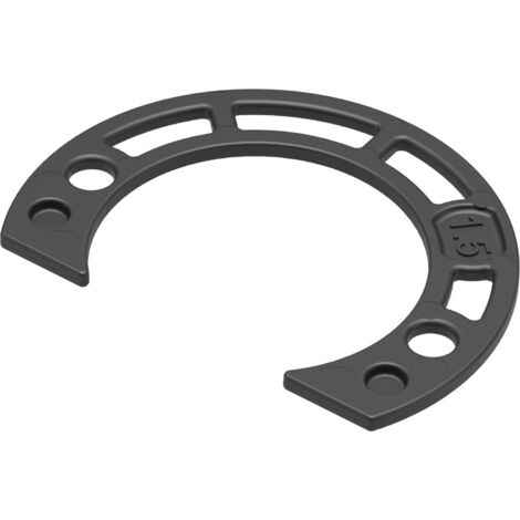 KIMANA SKIN Distanzplatte zu Klappenband, Höhe 1,5 mm, Kunststoff anthrazit
