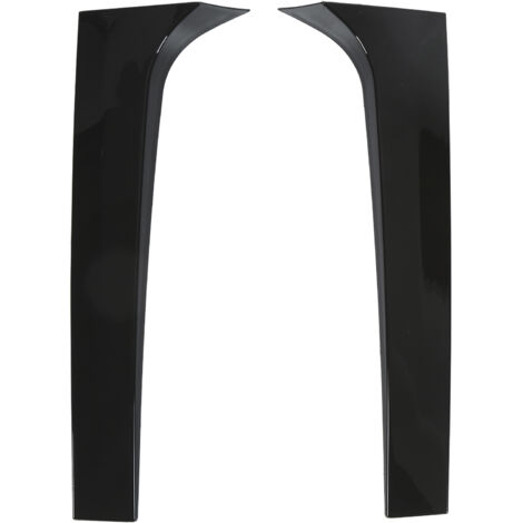 KIMISS Aileron de Lunette Arrière, Paire d'ailes Latérales de Lunette Arrière de Voiture Noir Brillant de Remplacement pour GLK Class X204 2009‑2015