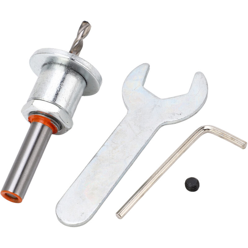 Image of KIMISS Betrugsbekämpfungsbohrer, Bohrwerkzeug mit Anschlag, 4,0 x 8 mm verstellbarer Stahl