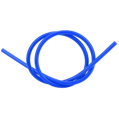KIMISS Fils de bougie d'allumage de Silicone de, pièce de remplacement d'accessoire automatique de voiture de fil de câble d'allumage d'étincelle de Silicone de 8mm(Bleu).