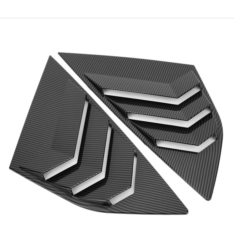 Image of KIMISS Heckscheibenentlüftung, Heckscheibenklappe aus ABS in Carbonfaser-Optik für Focus ST RS MK3