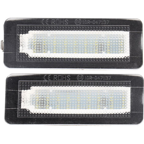 KIMISS LED-Kennzeichenbeleuchtung, Luce smart 450 Kennzeichenbeleuchtung luci led 451 Paar Kennzeichenleuchten.