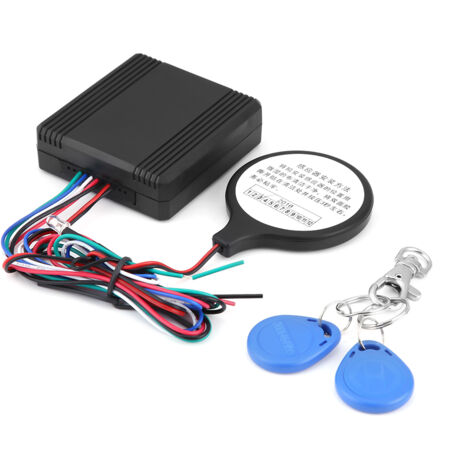 KIMISS Motorrad-ID-Karten-Diebstahlsicherung mit intelligentem Sicherheitsalarmsystem und unsichtbarem Induktionsalarmsensor