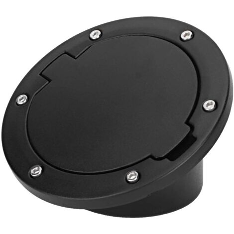 KIMISS Tankdeckel, schwarzer ABS-Tankdeckel Passend für JK 2007-2017 Autozubehör
