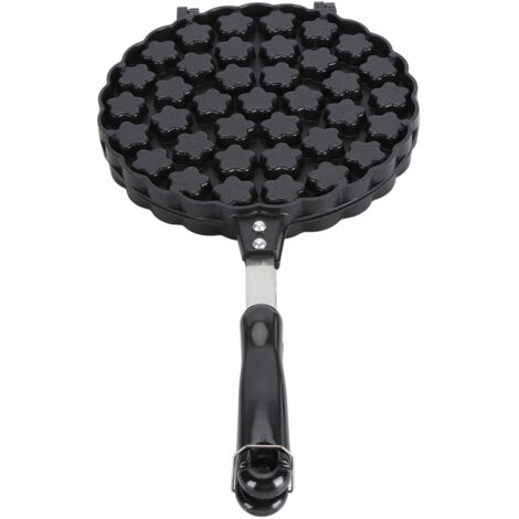 KIMISS Waffelform aus Aluminiumlegierung mit einzigartiger Blütenblattform, hitzebeständiger Pressplatte, vielseitiges Dessert-Zubereitungswerkzeug für die Küche.