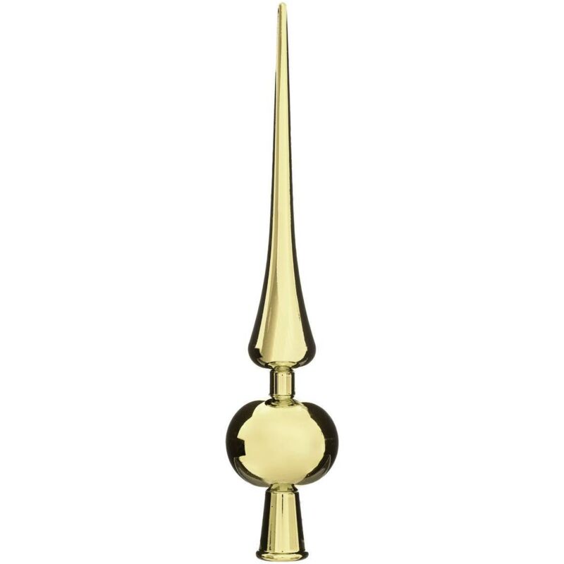 Fééric Lights And Christmas Kimme 1 Kugel Glänzend Gold 28cm - Feeric Lights & Christmas