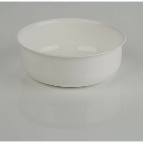 Kimmel 21-000-0451-1 Ciotola per zuppa di Cereali, in plastica, Riutilizzabile, infrangibile, impilabile, 17 cm, Bianco