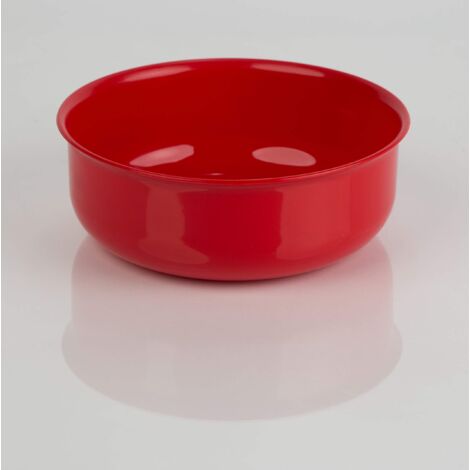 Kimmel 21-000-0453-1 Ciotola per zuppa di Cereali, in plastica, Riutilizzabile, infrangibile, impilabile, 17 cm, Colore: Rosso