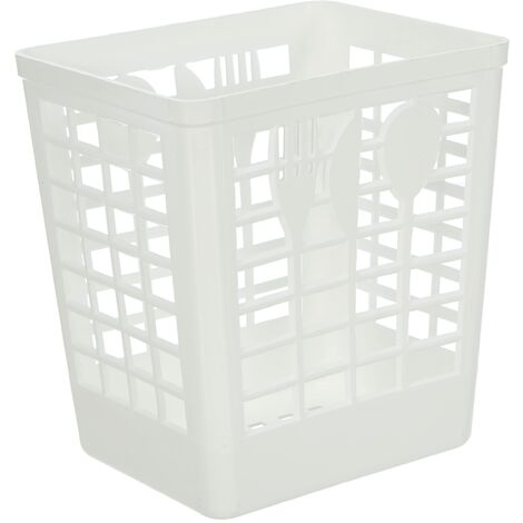 Kimmel Scolapiatti/Cestino portaposate, Bianco