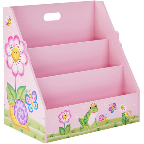 TEAMSON KIDS Kinder Bücherregall Stabiles Kinderregal Magic Garden Fantasy Fields TD-13142A
