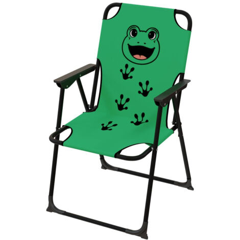 Kinder Campingstuhl Klappstuhl Tiermotiv-MKC6000-Frosch