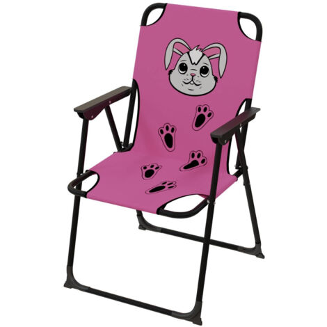 Kinder Campingstuhl Klappstuhl Tiermotiv-MKC6000-Hase