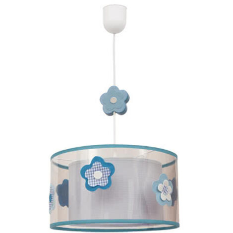 Kinder-Deckenleuchte Flower Hellblau. 1xE27. (Dimmbarx30cm).