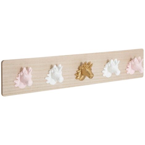 Kinder-Garderobenleiste Licorne 10x55 cm