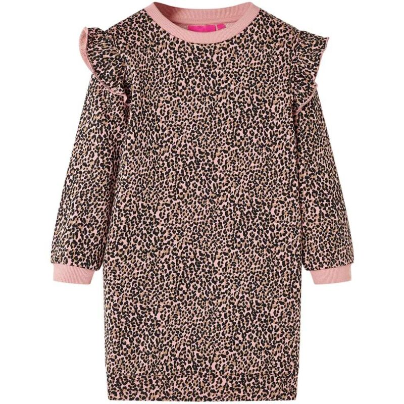 Vidaxl Kinder-pulloverkleid Mittelrosa 104