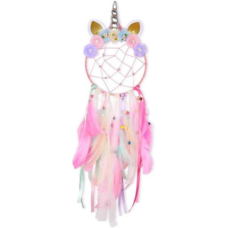 Kinder-Traumfänger Attrape Reve Licorne Handmade Dreamcatch