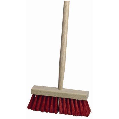 Kinderbesen 20 cm breit Holzstiel 76 cm, Farbe sortiert