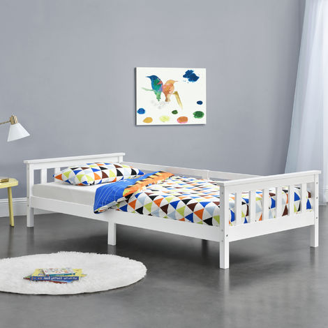 Kinderbett Nuuk 90x200 cm Weiß [en.casa]