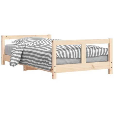 Kinderbettgestell 80x160 cm aus massivem Kiefernholz