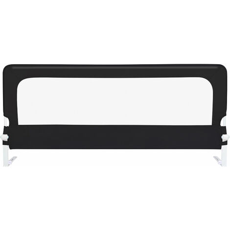 Kinderbettgitter,Sicherheitsgitter für Bett Kinderbett,Sicherheitsgeländer,Haloyo®,200 x 70 x 26 cm,Schwarz