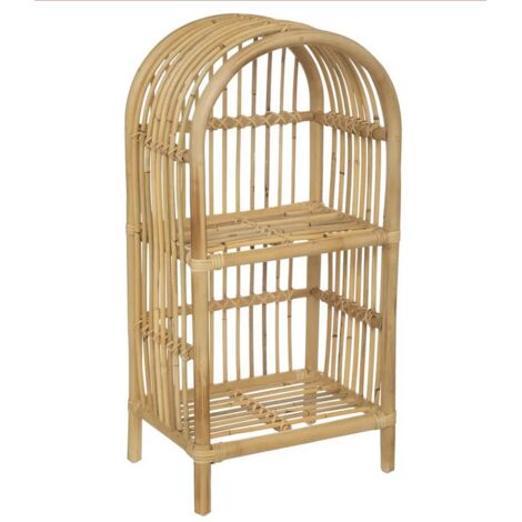 Kinderbuchregal - Rattan - H76 cm