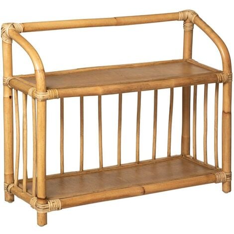 Kinderbücherregal - Rattan H. 50 cm - Atmosphera créateur d'intérieur