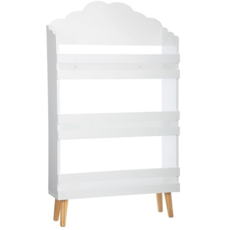 Kinderbücherregal Wolke weiß