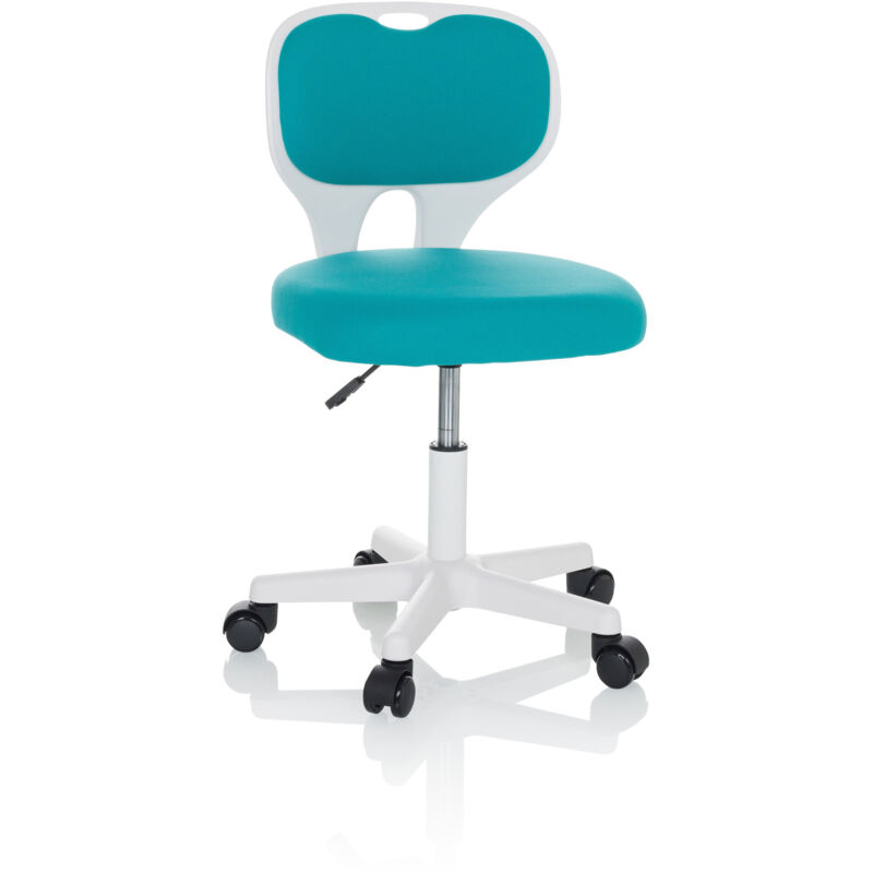 Kinderdrehstuhl / Kinderschreibtischstuhl Kiddy Top W Stoff Blau Hjh Office