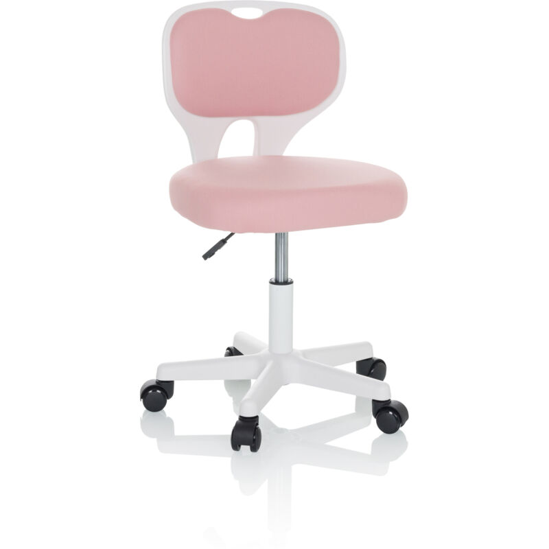 Kinderdrehstuhl / Kinderschreibtischstuhl Kiddy Top W Stoff Rosa Hjh Office