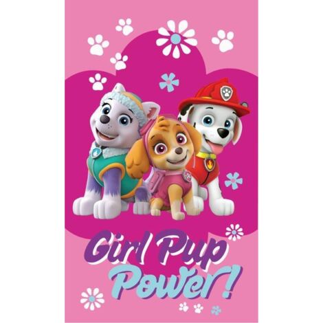 Kinderhandtuch für den Kindergarten 30x50 PAW PATROL Puppies