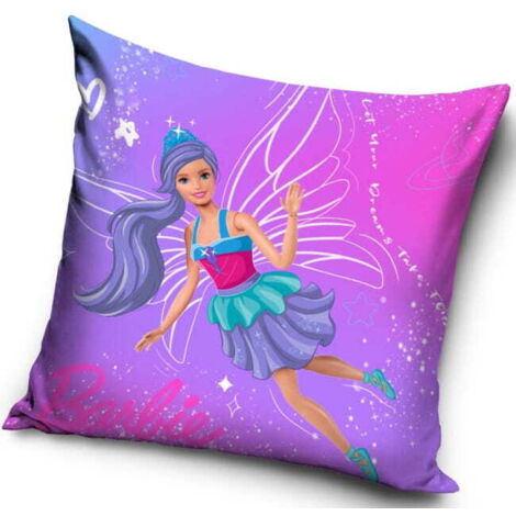 Kinderkissen 40x40 Barbie Ariel Samt