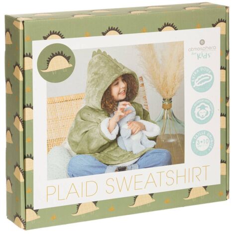 Kinderponcho mit Kapuze, Tier-Motiv