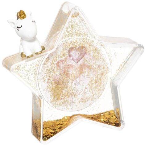 Kinderrahmen Einhorn H10,5cm - Golden