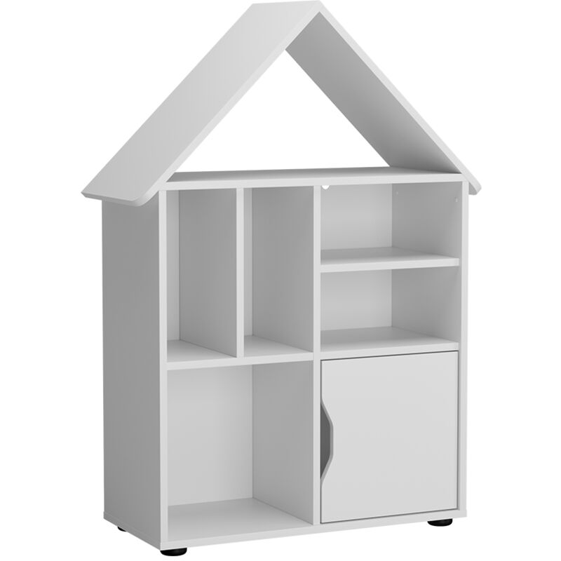 Kinderregal Estell, Weiß, 71 X 112.2 Cm Vicco
