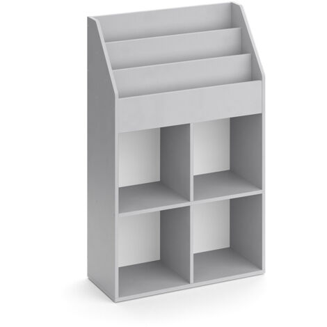 Kinderregal Luigi, Grau, 72 x 114.2 cm, Vicco