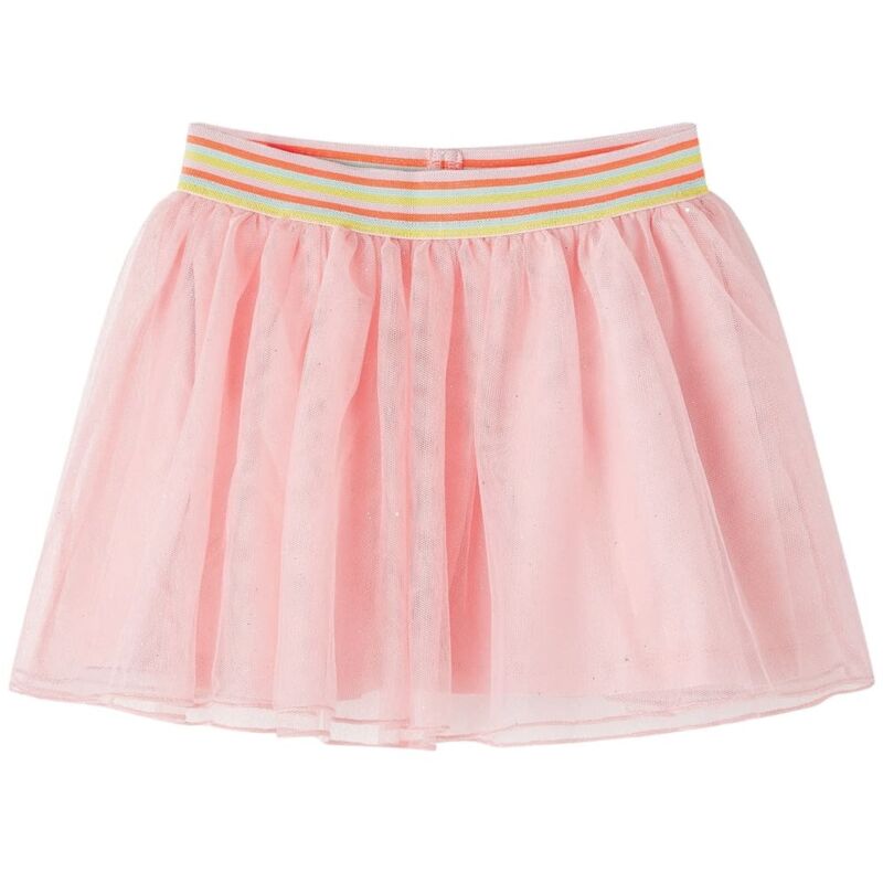 Vidaxl - Kinderrock Mit Tüll Hellrosa 104 83195