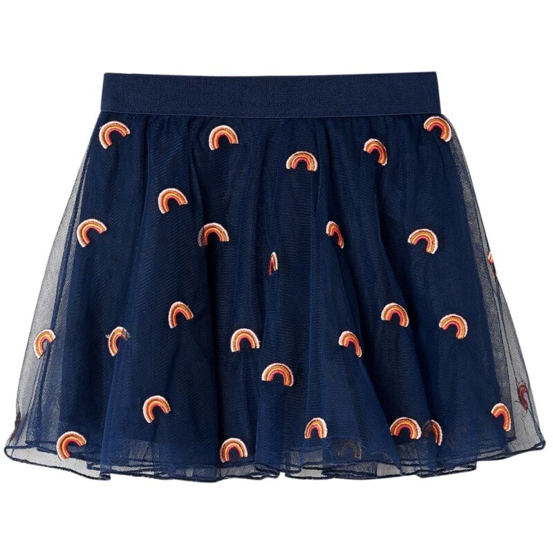 Vidaxl Kinderrock Mit Tüll Marineblau 92