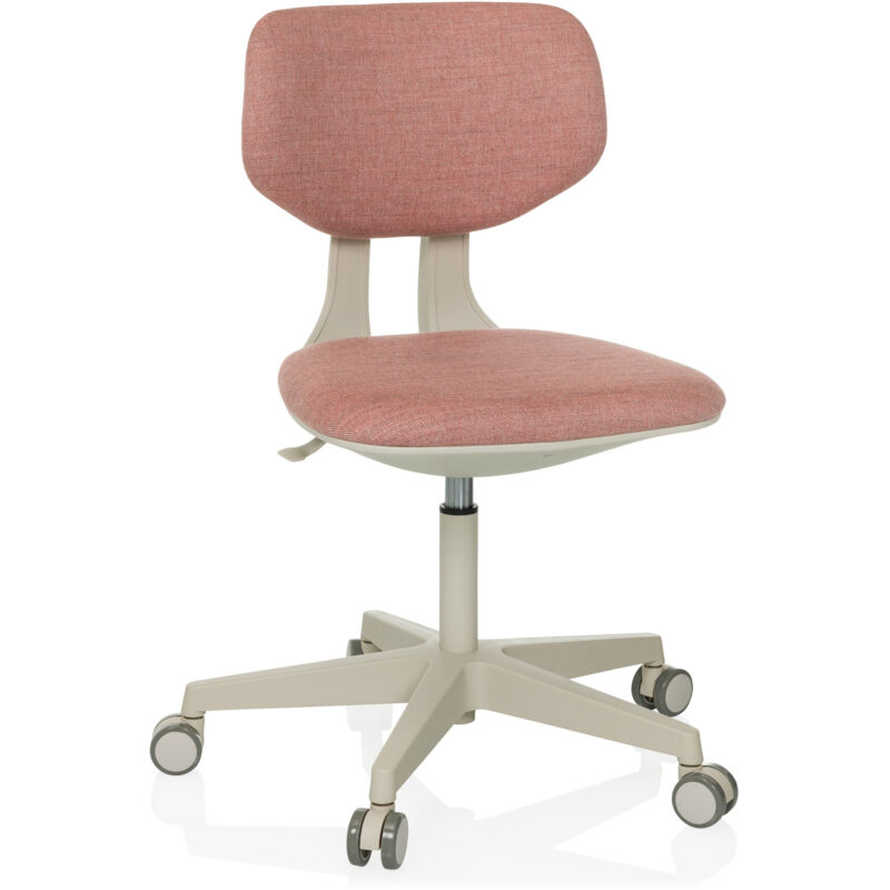 Kinderschreibtischstuhl / Kinderstuhl Kid Classic Stoff Rosa Hjh Office