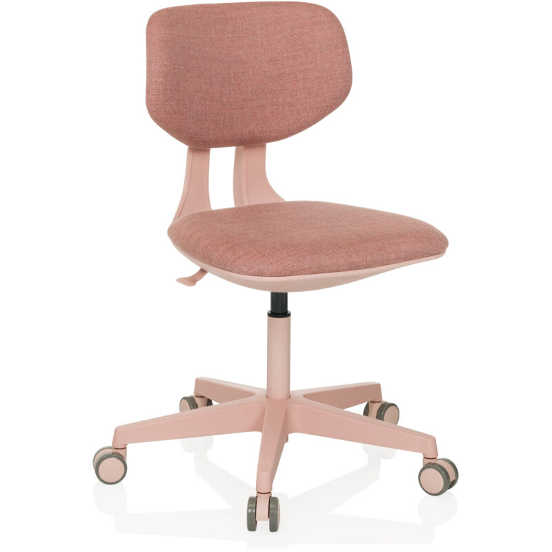 Kinderschreibtischstuhl / Kinderstuhl Kid Colore Stoff Rosa Hjh Office