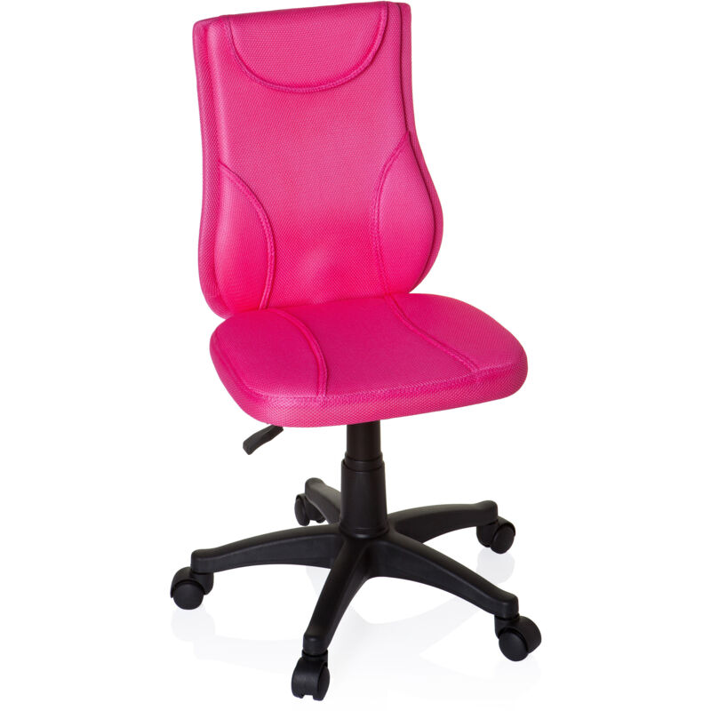Kinderschreibtischstuhl / Kinderstuhl Kiddy Base Pink Hjh Office