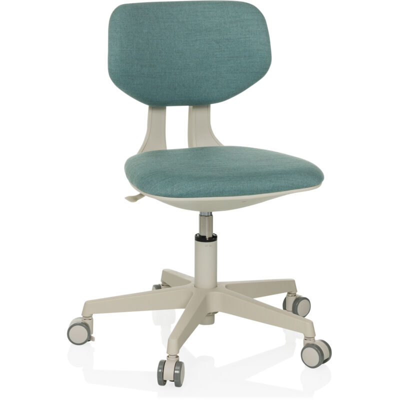 Kinderschreibtischstuhl / Kinderstuhl Kiddy Classic Stoff Blau Hjh Office