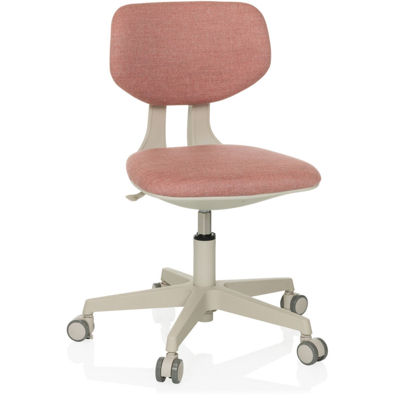 Kinderschreibtischstuhl / Kinderstuhl Kiddy Classic Stoff Rosa Hjh Office