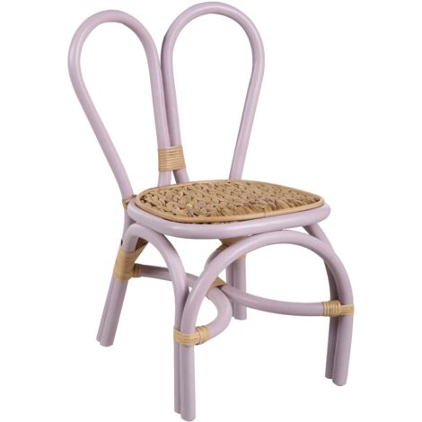Kindersessel DESIMI Rattan Violett
