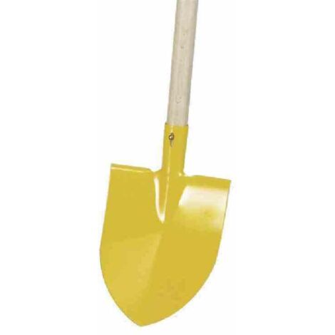 Kinderspitzschaufel 14cm breit, Holzstiel 75cm