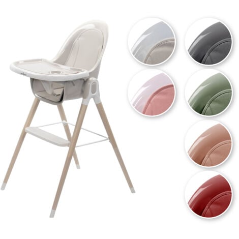 IFLAIR Kinderstuhl ARTO Babystuhl Kinder Hochstuhl Verstellbar in Grau