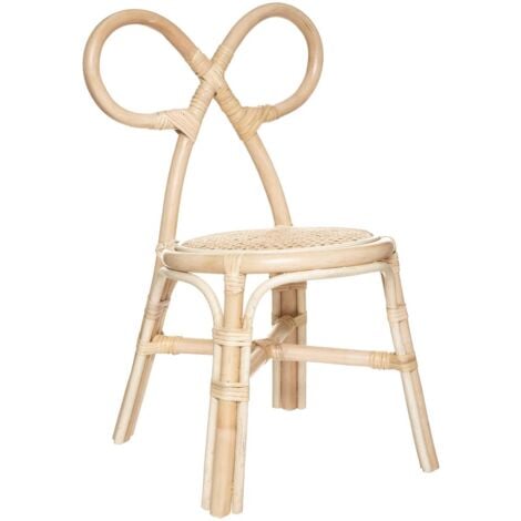 Kinderstuhl Boucle - Rattan - Atmosphera - Beige