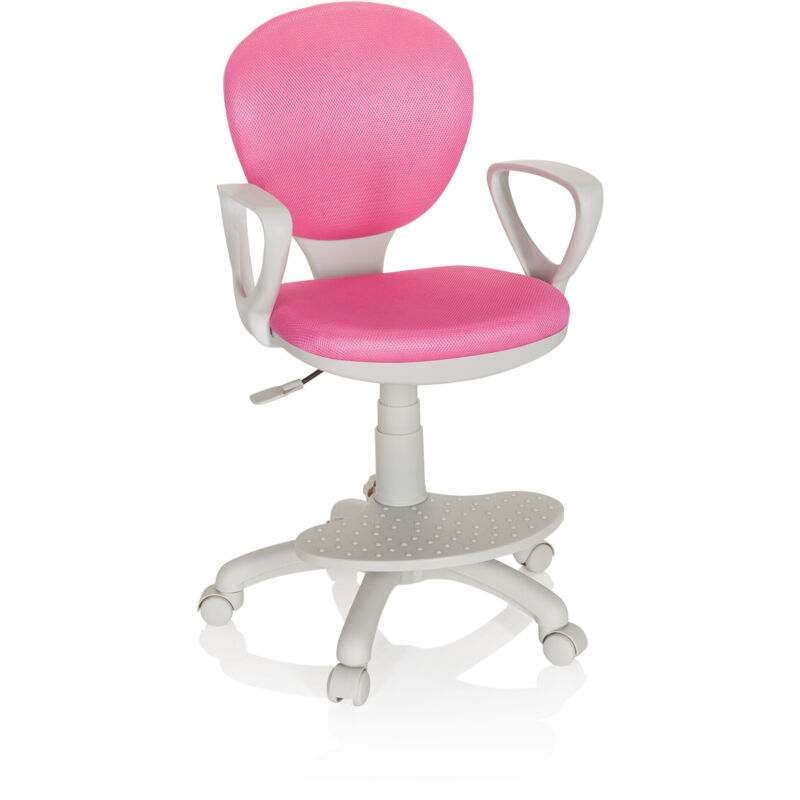 Kinderstuhl / Kinderschreibtischstuhl Kid Colour G1 Stoff Pink Hjh Office