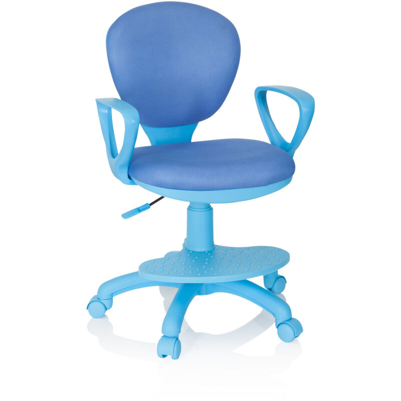 Kinderstuhl / Kinderschreibtischstuhl Kid Colour Stoff Blau Hjh Office