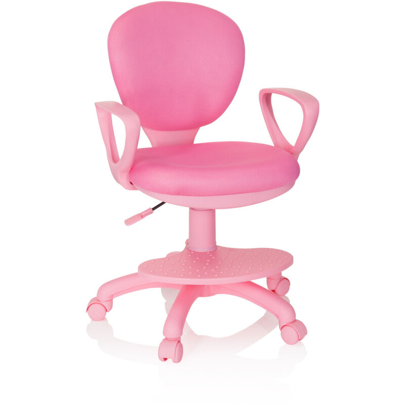Kinderstuhl / Kinderschreibtischstuhl Kid Colour Stoff Pink Hjh Office