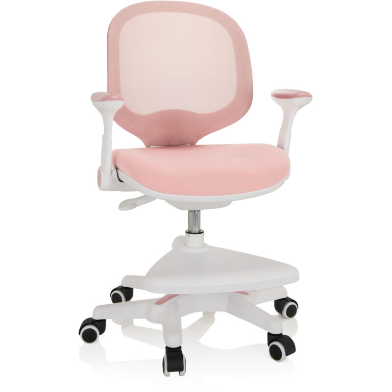 Kinderstuhl / Kinderschreibtischstuhl Kid Ergo Mitwachsend Stoff/netzstoff Rosa Hjh Office